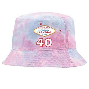 40 Years Old In Vegas - 40th Birthday Tie-Dyed Bucket Hat