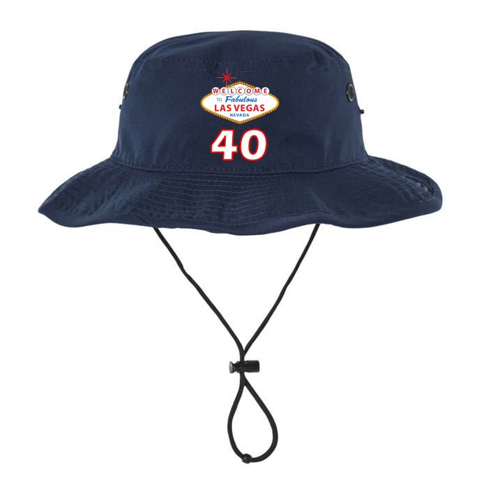 40 Years Old In Vegas - 40th Birthday Legacy Cool Fit Booney Bucket Hat