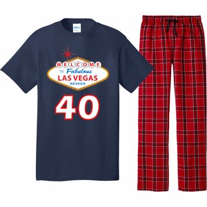 40 Years Old In Vegas - 40th Birthday Pajama Set