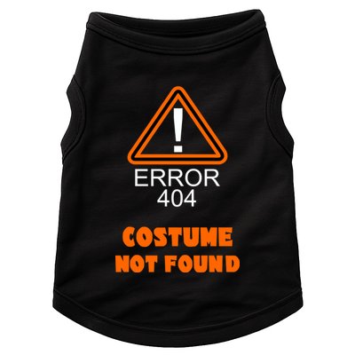 404 Error Costume Not Found Halloween Doggie Tank