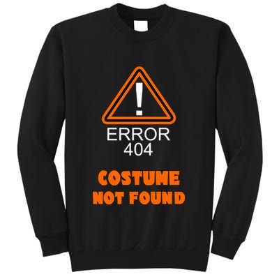 404 Error Costume Not Found Halloween Sweatshirt