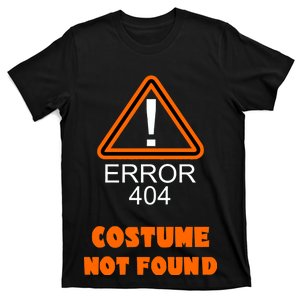 404 Error Costume Not Found Halloween T-Shirt