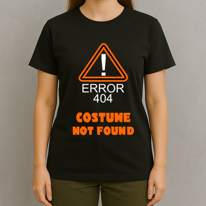 404 Error Costume Not Found Halloween T-Shirt