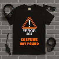 404 Error Costume Not Found Halloween T-Shirt