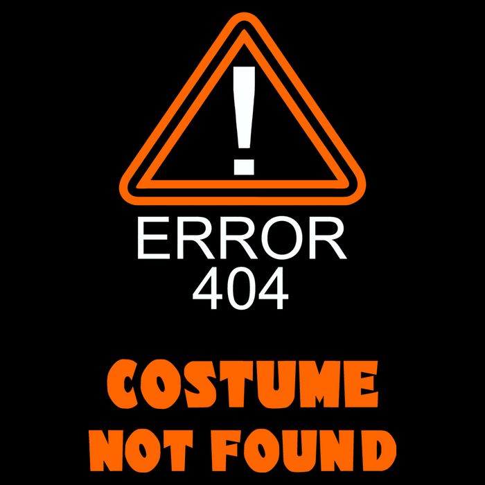 404 Error Costume Not Found Halloween T-Shirt