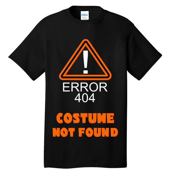 404 Error Costume Not Found Halloween Tall T-Shirt