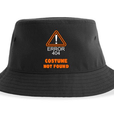 404 Error Costume Not Found Halloween Sustainable Bucket Hat