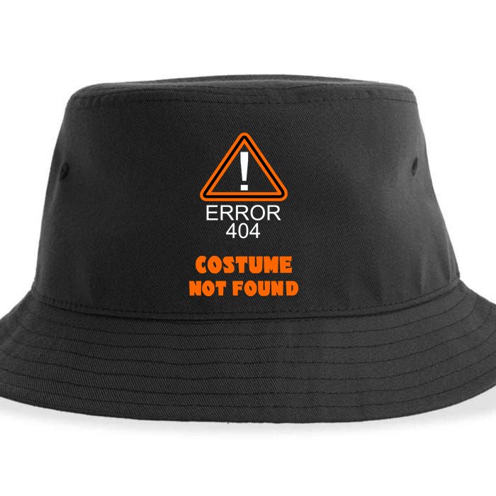 404 Error Costume Not Found Halloween Sustainable Bucket Hat