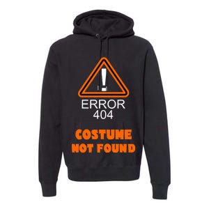 404 Error Costume Not Found Halloween Premium Hoodie