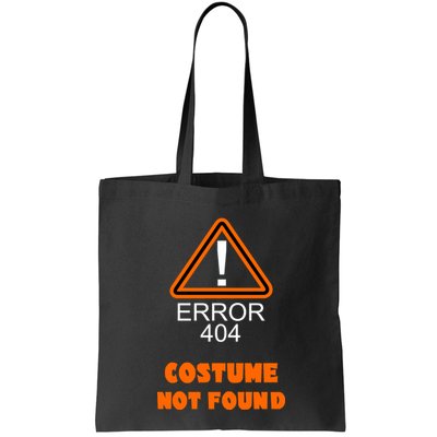 404 Error Costume Not Found Halloween Bag