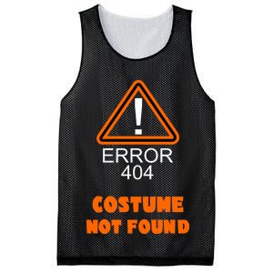 404 Error Costume Not Found Halloween Mesh Reversible Basketball Jersey Tank