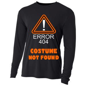 404 Error Costume Not Found Halloween Cooling Performance Long Sleeve Crew