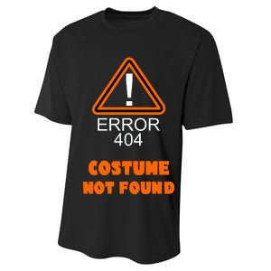 404 Error Costume Not Found Halloween Performance Sprint T-Shirt