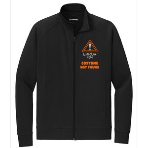 404 Error Costume Not Found Halloween Stretch Full-Zip Cadet Jacket