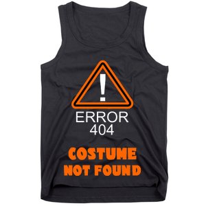 404 Error Costume Not Found Halloween Tank Top