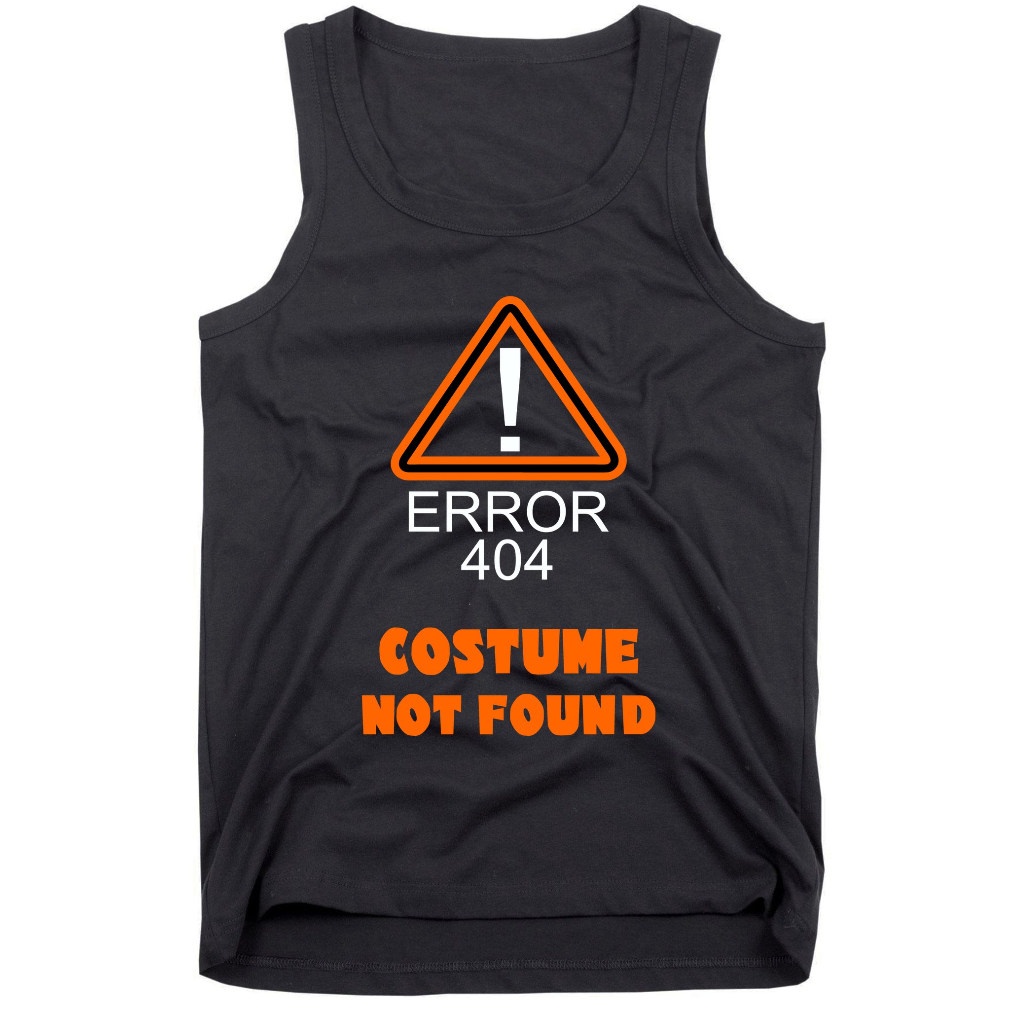 404 Error Costume Not Found Halloween Tank Top