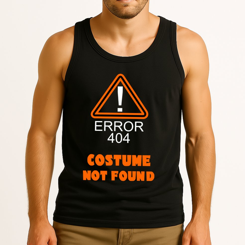 404 Error Costume Not Found Halloween Tank Top
