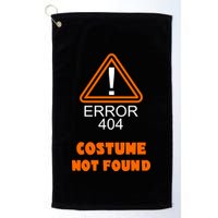 404 Error Costume Not Found Halloween Golf Towel