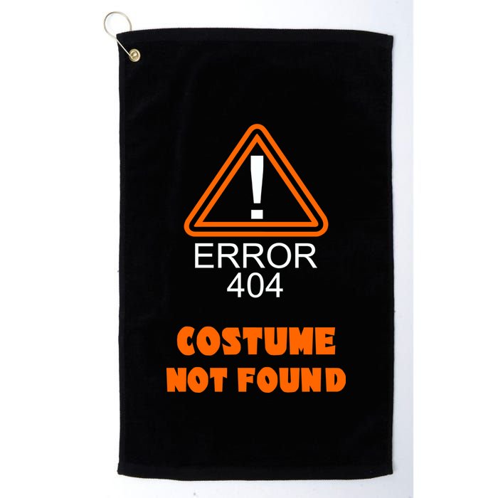 404 Error Costume Not Found Halloween Golf Towel