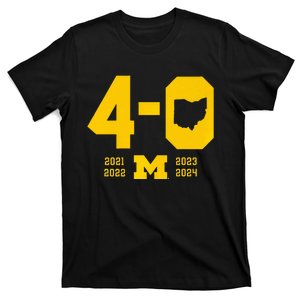 4 0 In The Game Michigan Football T-Shirt