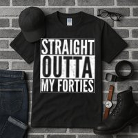 40th Birthday - Straight Outta My Forties Tall T-Shirt