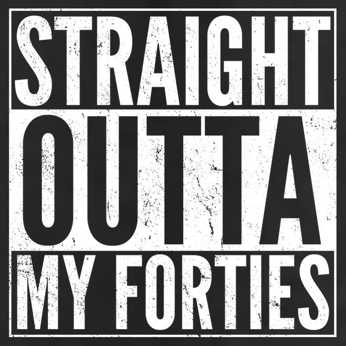 40th Birthday - Straight Outta My Forties 11oz C Handle Ceramic Mug