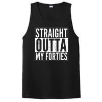 40th Birthday - Straight Outta My Forties PosiCharge Competitor Tank