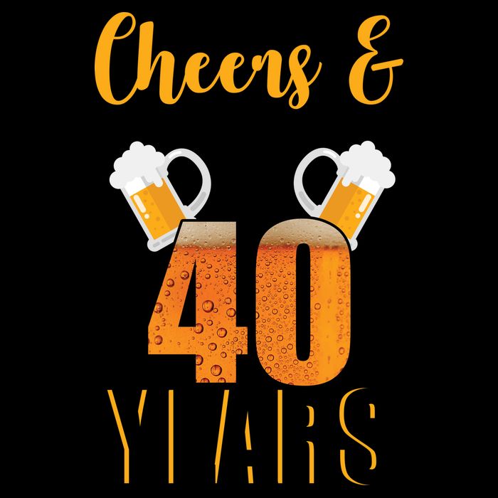 40th Birthday Cheers & Beers To 40 Years Mug
