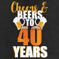 40th Birthday Cheers & Beers To 40 Years Trucker Hat