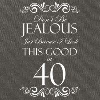 40th Birthday: Don't Be Jealous Just Because I Look This Good At 40 Cotton Canvas Backpack