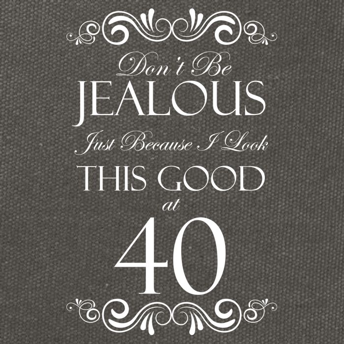 40th Birthday: Don't Be Jealous Just Because I Look This Good At 40 Cotton Canvas Backpack