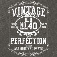 40th Birthday Genuine All Original Parts Cotton Canvas Backpack