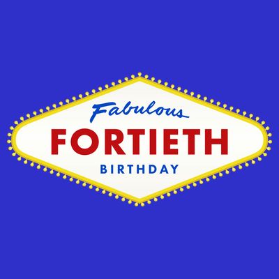 40th Birthday Las Vegas Fabulous Fortieth T-Shirt