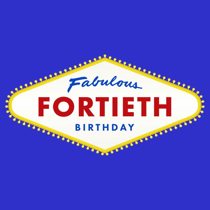 40th Birthday Las Vegas Fabulous Fortieth T-Shirt