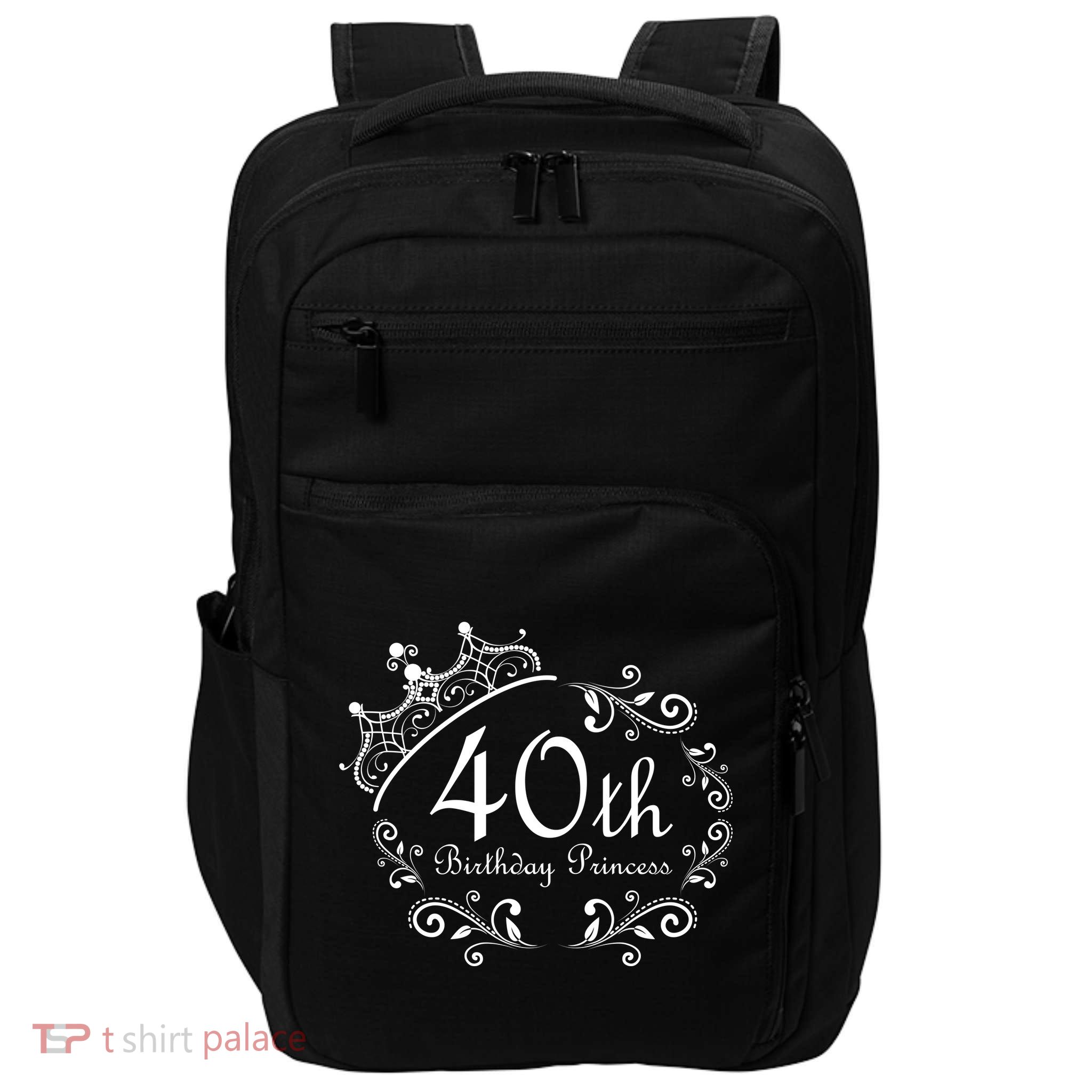 40th Birthday Princess Impact Tech Backpack