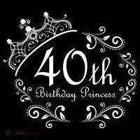 40th Birthday Princess Impact Tech Backpack