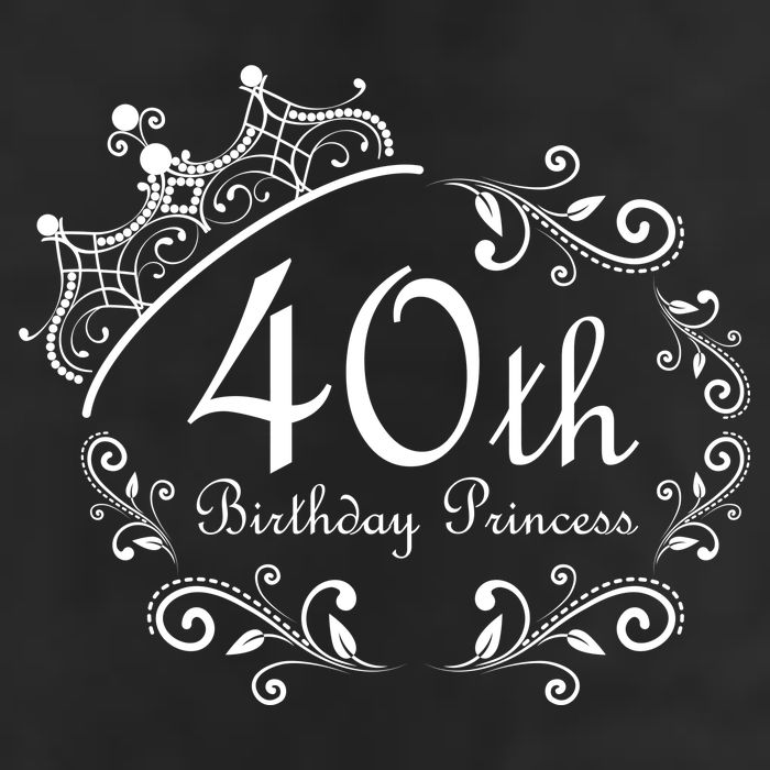 40th Birthday Princess 11oz C Handle Ceramic Mug