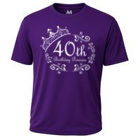 40th Birthday Princess Cooling Performance Crew T-Shirt