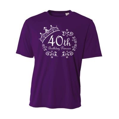 40th Birthday Princess Performance Sprint T-Shirt