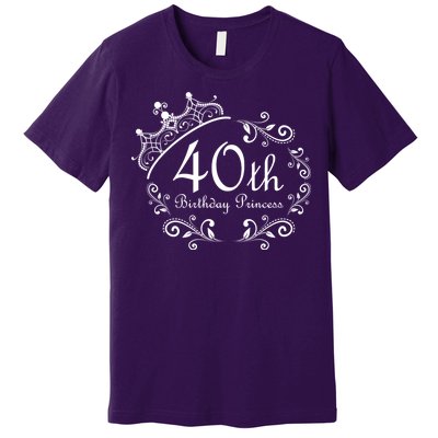 40th Birthday Princess Premium T-Shirt