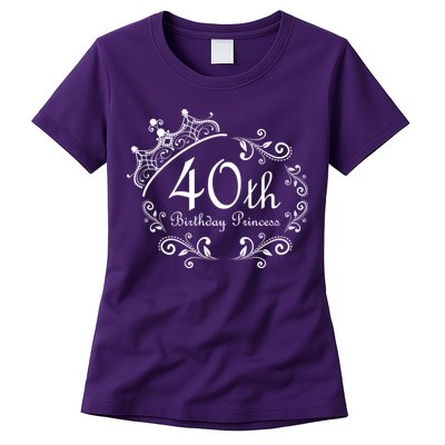 40th Birthday Princess Womens T-Shirt