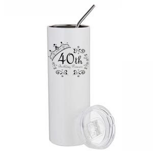 40th Birthday Princess Stainless Steel Tumbler