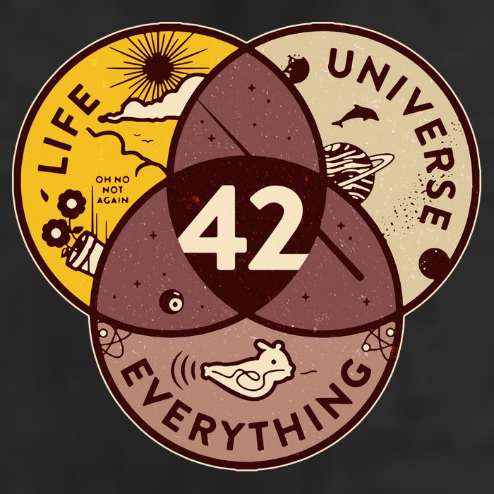 42 Answers To Life Universe Everything Hitchhikers Galaxy Guide Cool Comfort Performance Bucket Hat
