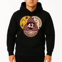 42 Answers To Life Universe Everything Hitchhikers Galaxy Guide Hoodie