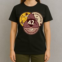 42 Answers To Life Universe Everything Hitchhikers Galaxy Guide T-Shirt