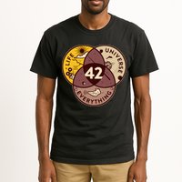42 Answers To Life Universe Everything Hitchhikers Galaxy Guide Tall T-Shirt