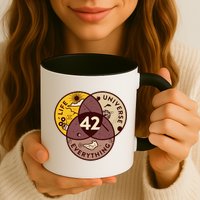 42 Answers To Life Universe Everything Hitchhikers Galaxy Guide Mug