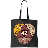 42 Answers To Life Universe Everything Hitchhikers Galaxy Guide Bag