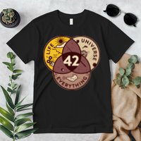 42 Answers To Life Universe Everything Hitchhikers Galaxy Guide Premium T-Shirt
