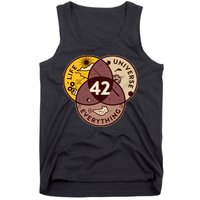 42 Answers To Life Universe Everything Hitchhikers Galaxy Guide Tank Top